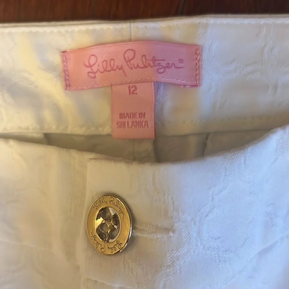 Lilly Pulitzer 29” Kelly‎ Textured Ankle Length Pant - Picture 9 of 12